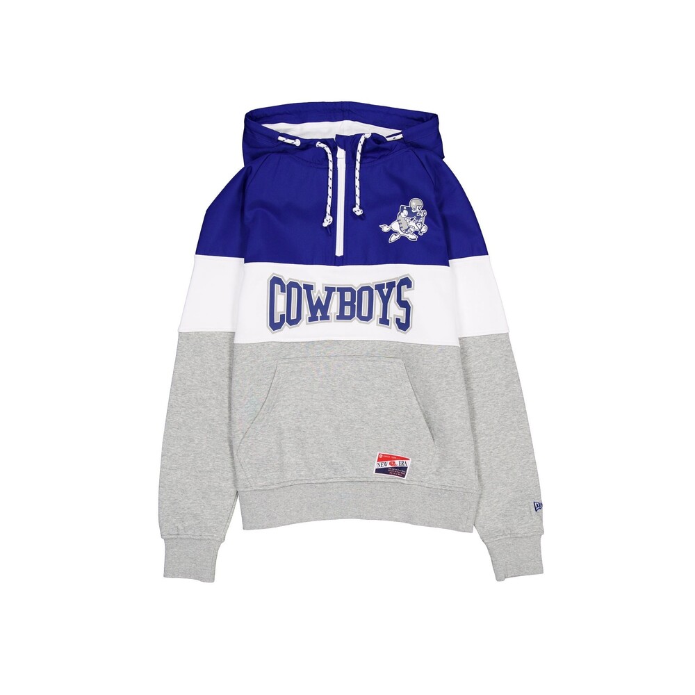 New Era Dallas Cowboys Throwback Color Block Hoodie - Size S